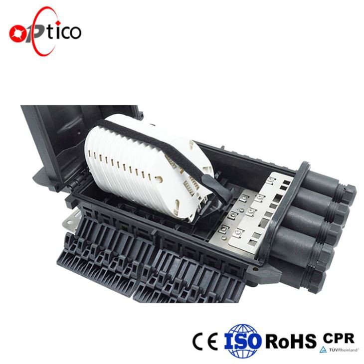 IP68 144 Core FTTH Fiber Optic Splice Closure