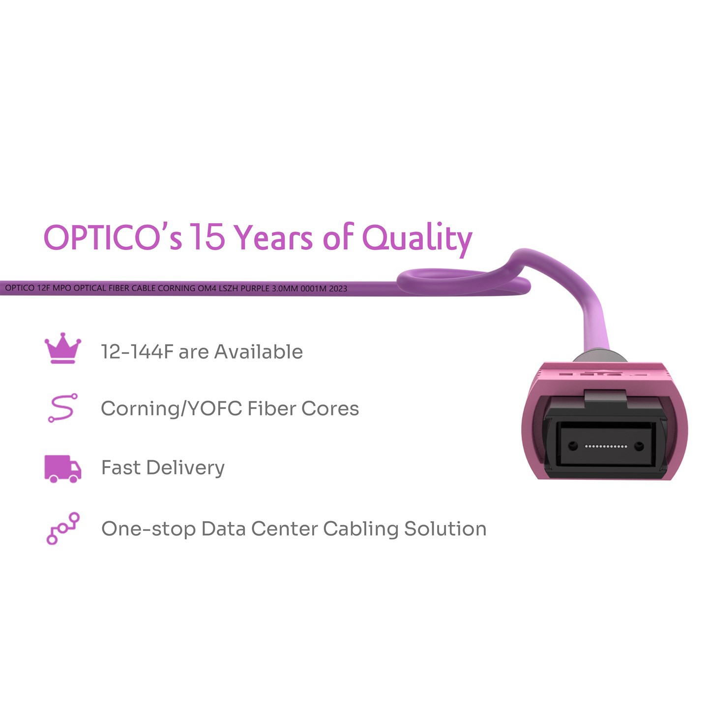 MPO MTP-12xSC OM4 Fiber Branch Cable